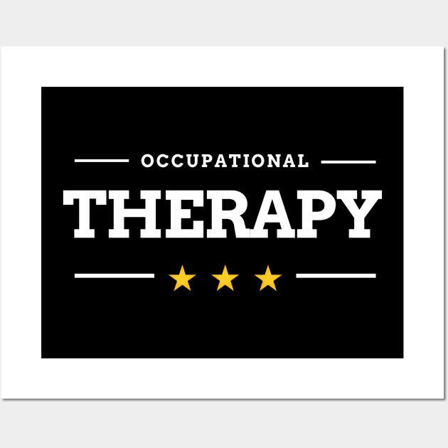 Occupational Therapy design in election style font for an OT Wall Art by BlueLightDesign